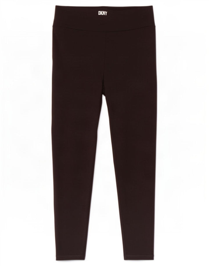 Dkny Womens Leggings UK 14 Medium Sort Polyester