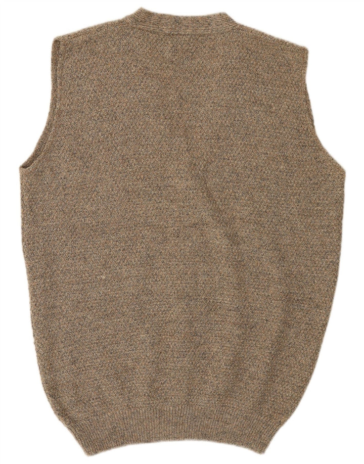 C&A Herre Loose Fit Ærmeløs cardigan sweater IT 46 Lille Grå Akryl