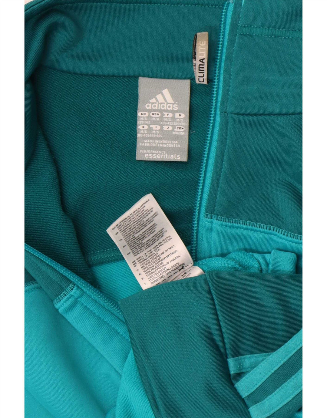 Adidas Womens Climalite træningsdragt topjakke UK 12/14 Medium Green