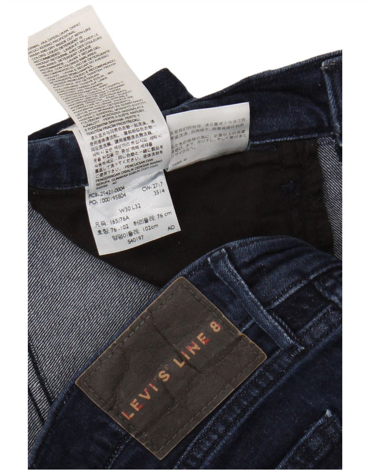 Levi's Dame Skinny Jeans US 8 Medium W30 L28 Marineblå Bomuld