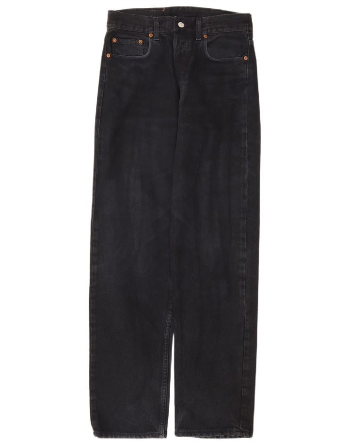 Levi's Herre 501 Straight Jeans W28 L30 Marineblå Bomuld