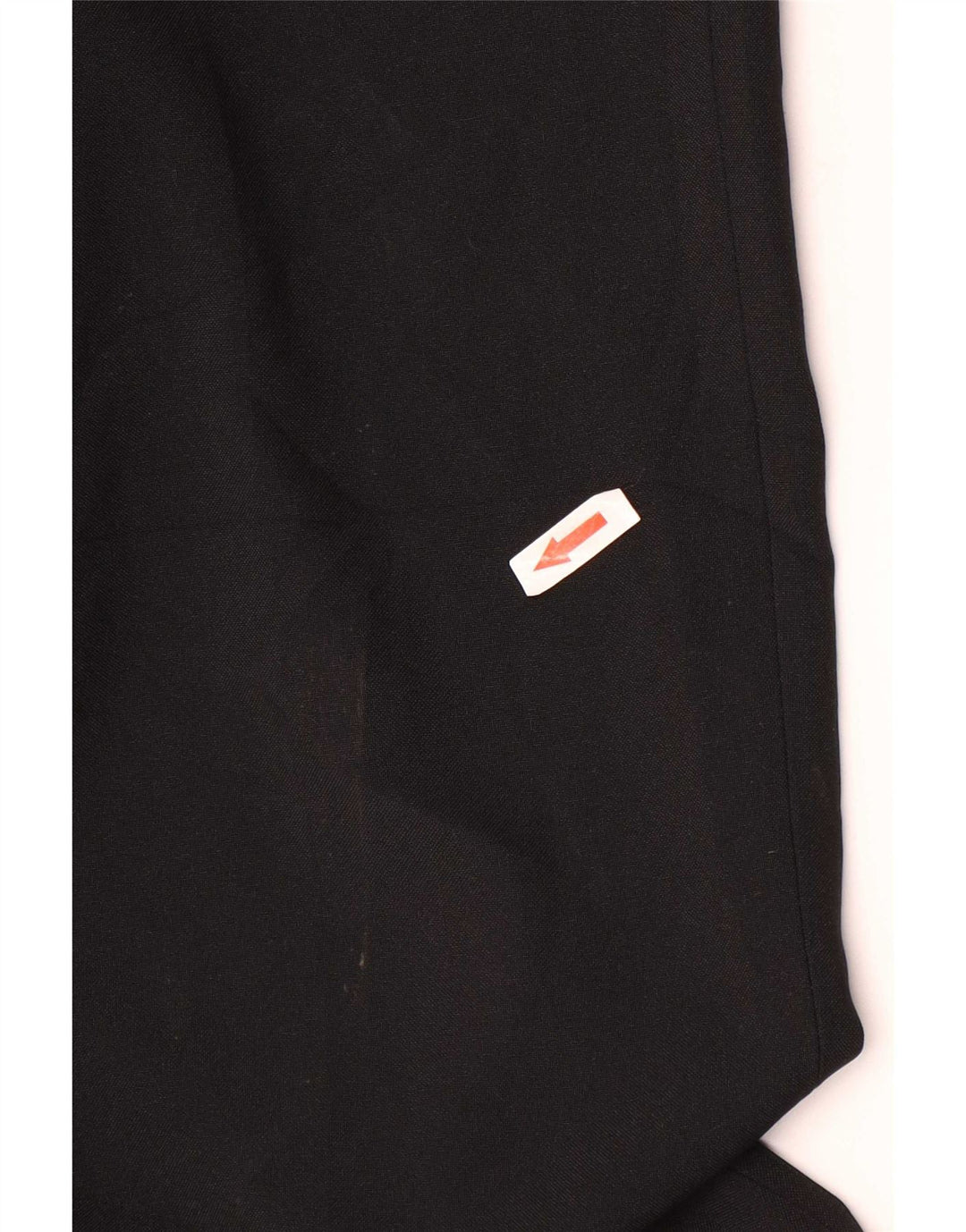 Marks & Spencer Herre Straight Regular Suit Bukser W34 L31 Sort Polyester