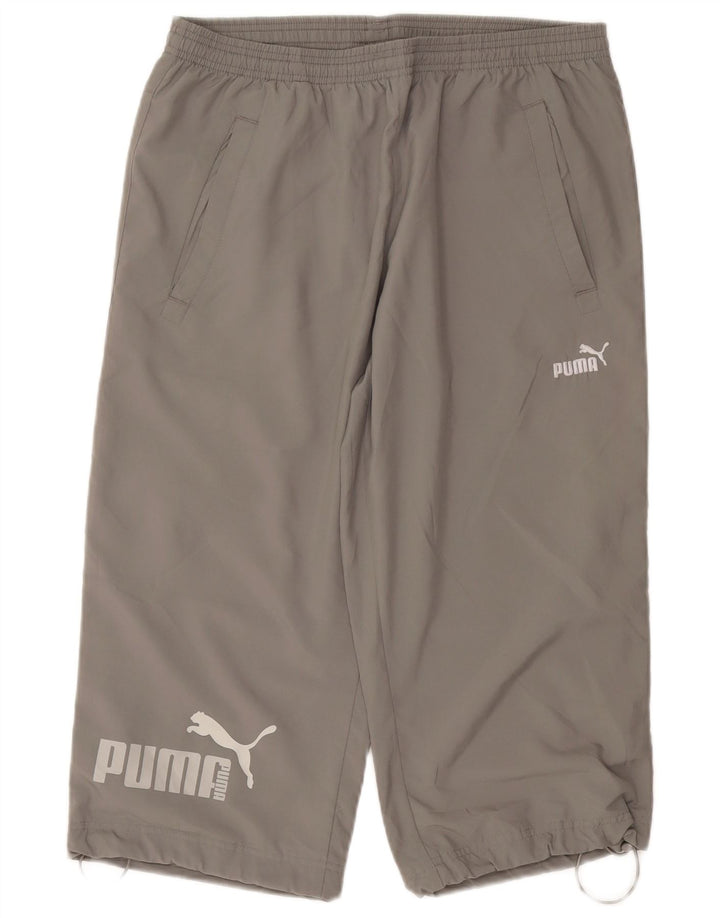 Puma Herre Grafisk Capri træningsdragt Bukser Medium Grå Polyester