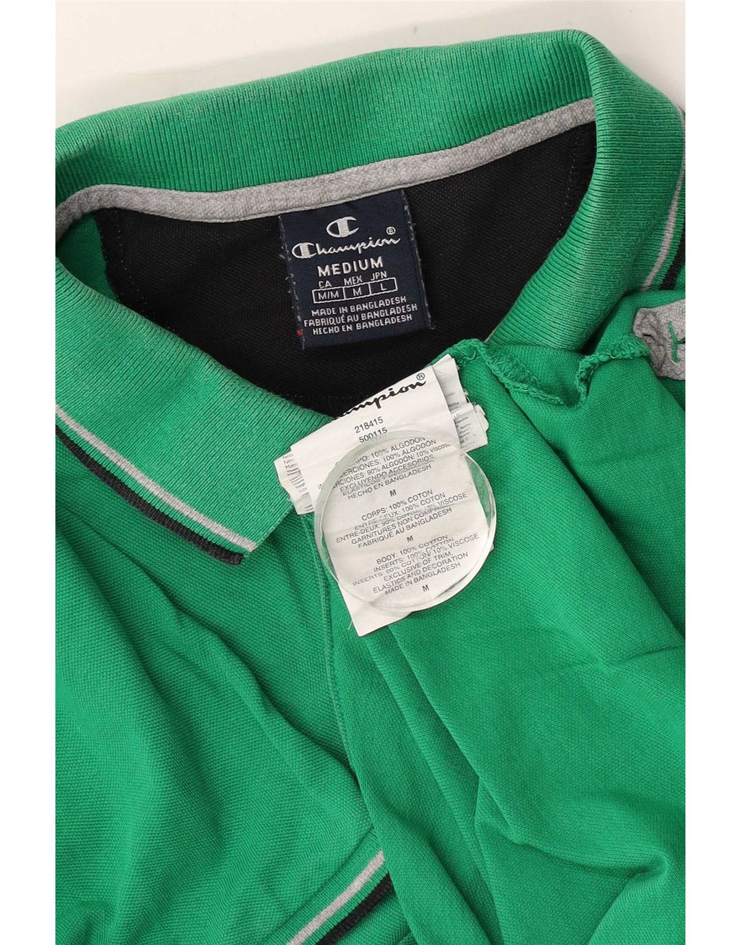 Champion herre poloshirt mellemgrøn bomuld