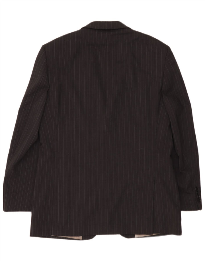Marks & Spencer Herre 2-knaps blazerjakke UK 40 Medium Grey Pinstripe