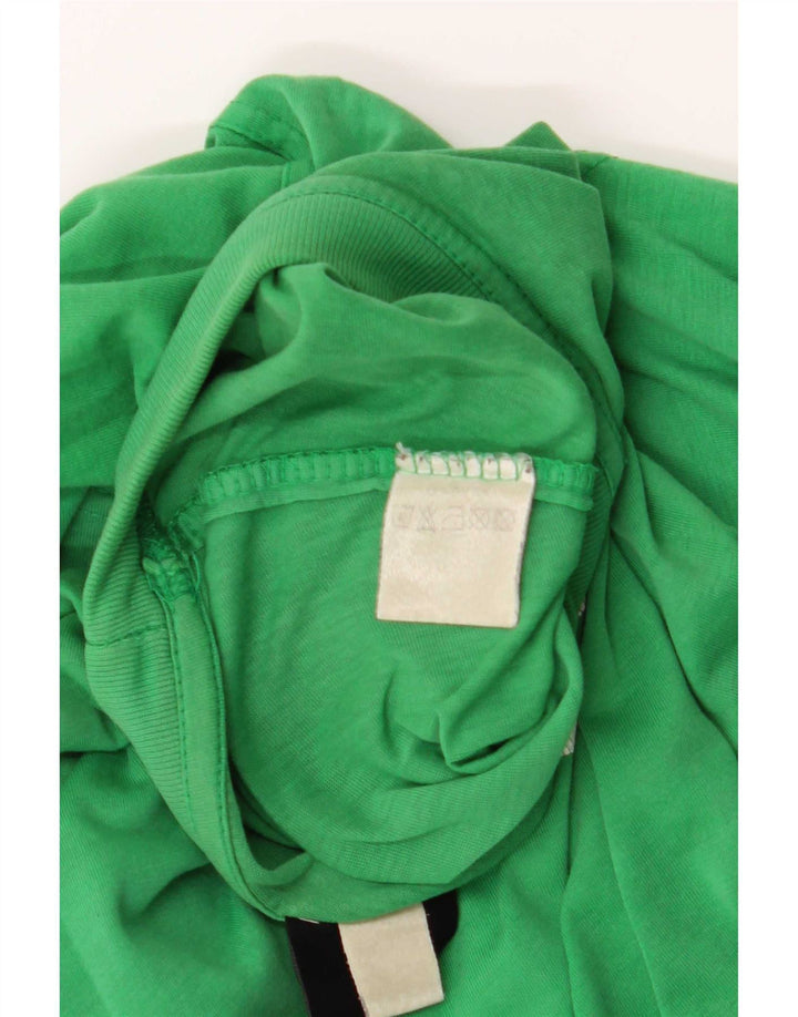 Umbro Herre Grafisk T-Shirt Top Medium Grøn Bomuld