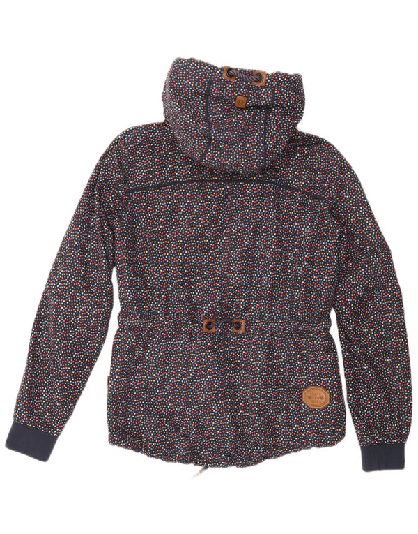Naketano Dame Windbreaker Jacket UK 14 Medium Multicolored Flecked
