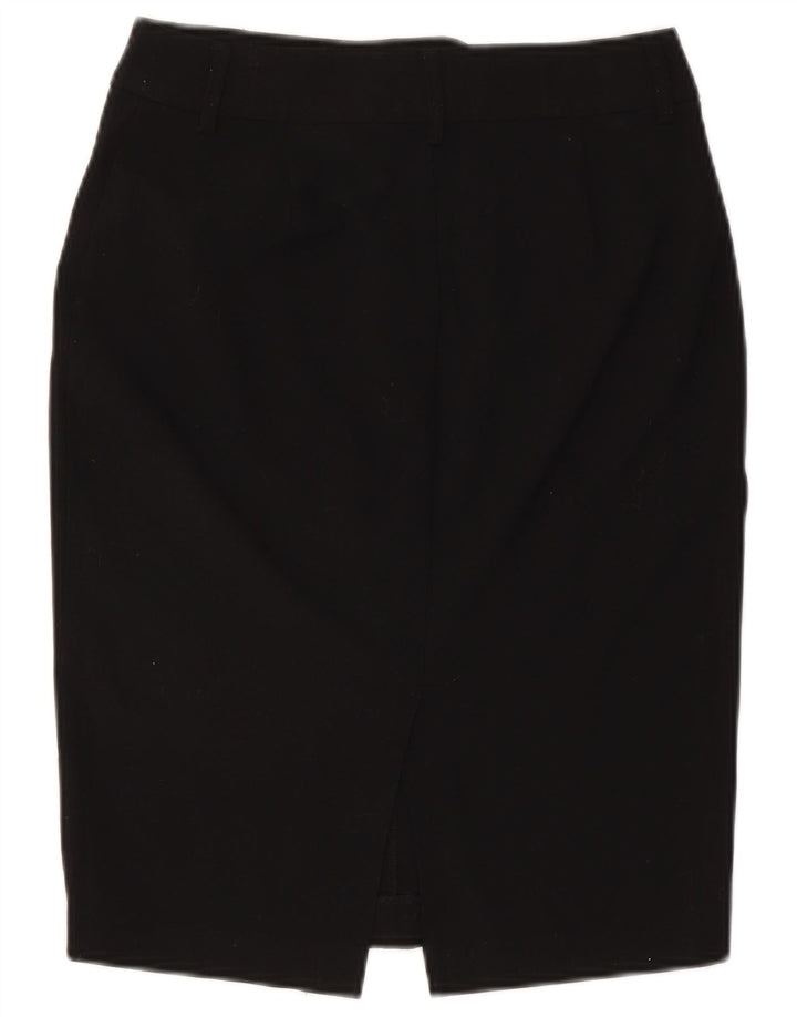 Marks & Spencer Pencil Nederdel til kvinder UK 8 Small W27 Black Polyester