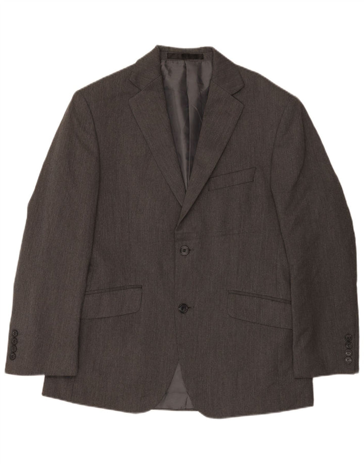 Marks & Spencer Herre Short 2 Button Blazer Jacket UK 38 Medium Grey