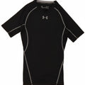 Under Armour Dame Grafisk T-Shirt Top UK 8 Small Black Polyester