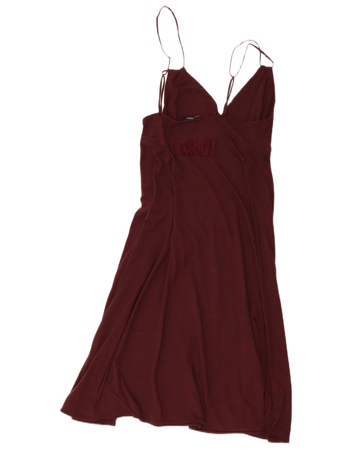 Mossimo Dame Sundress UK 14 Large Burgundy Classic