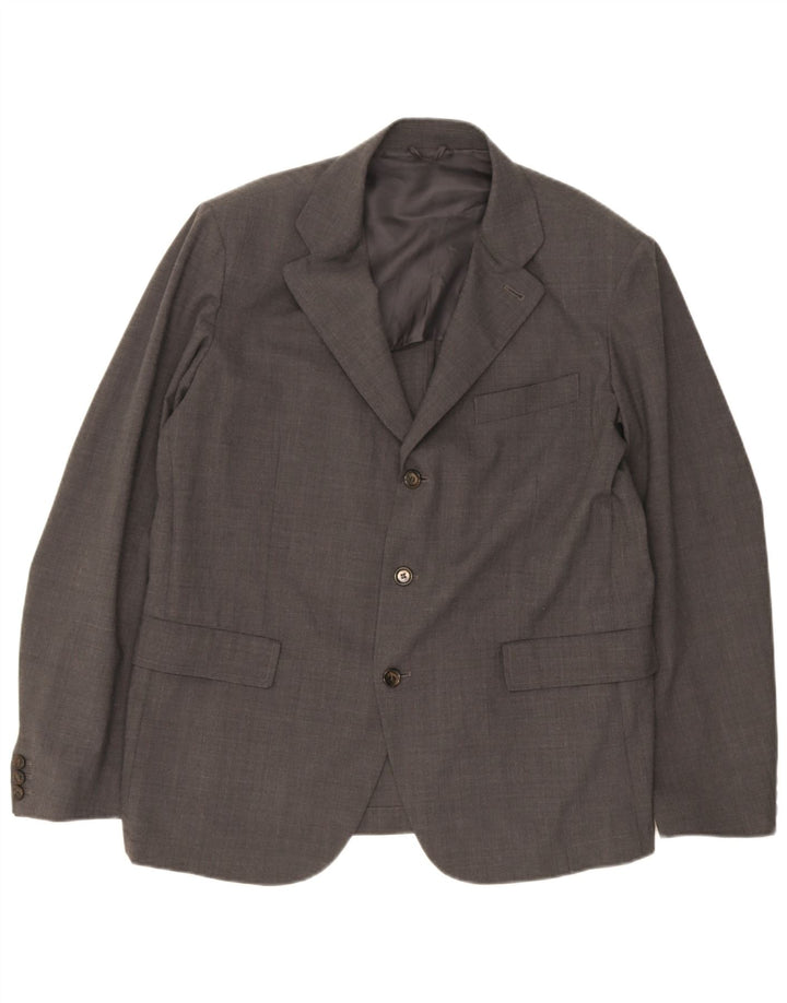 Aspesi Herre 3-knaps blazerjakke IT 56 3XL Grå Polyester