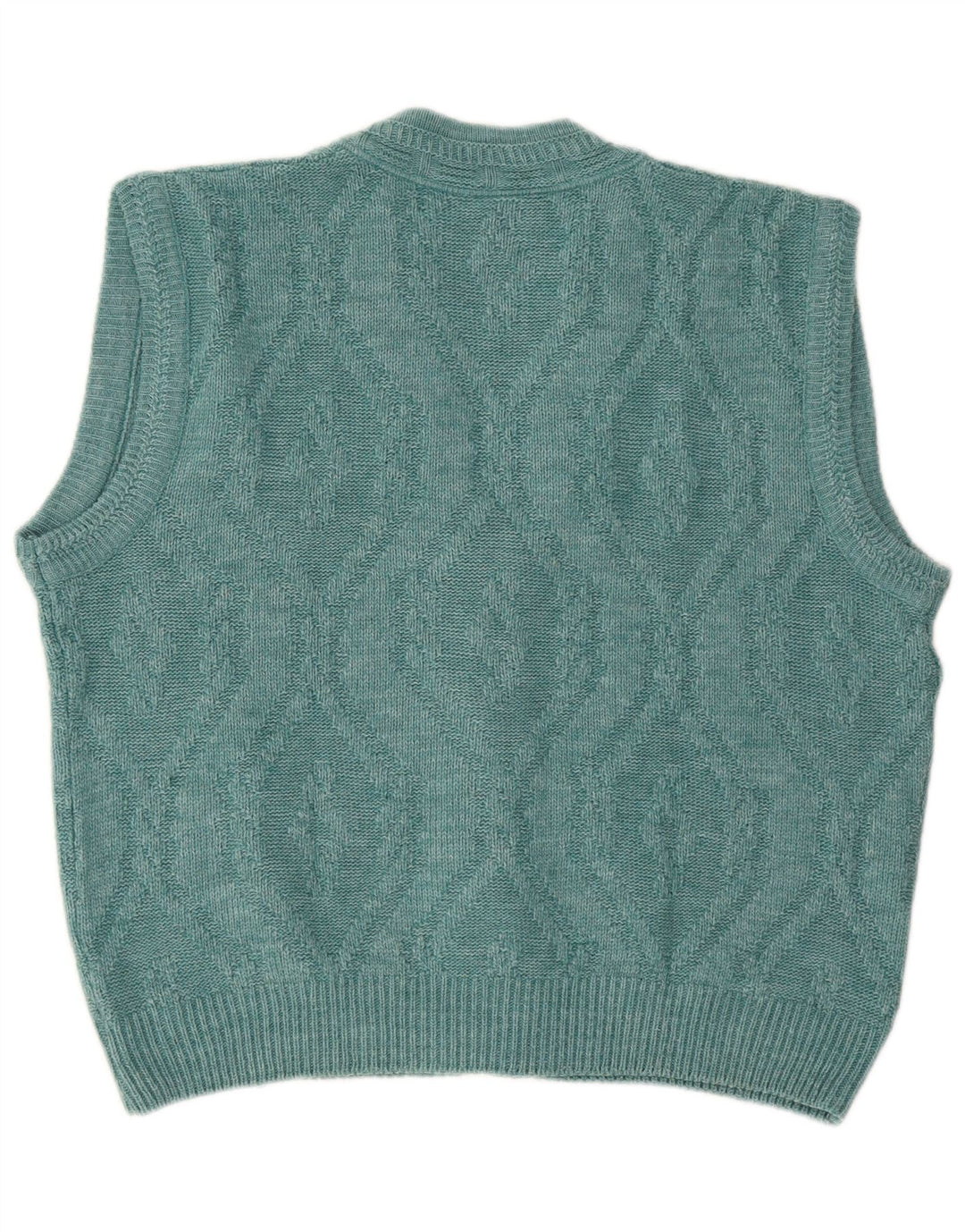 Claude De Pierre Herre ærmeløs cardigan sweater IT 48/50 Medium Blue
