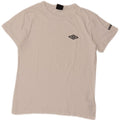 Umbro Herre T-Shirt Top Medium Hvid Bomuld