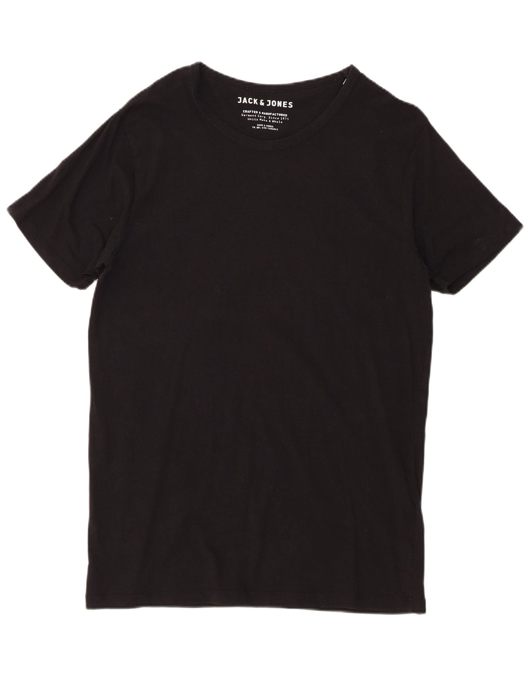 Jack & Jones Herre T-Shirt Top XL Sort Bomuld