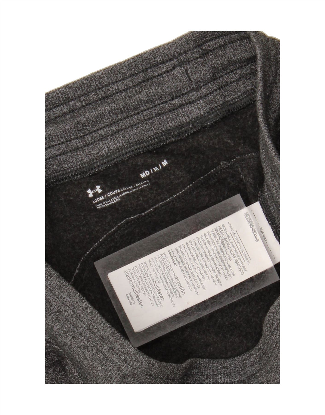 UNDER ARMOUR Womens Graphic Full Tracksuit UK 14 Medium Grey Colourblock Vintage Under Armour and Second-Hand Under Armour from Messina Hembry 