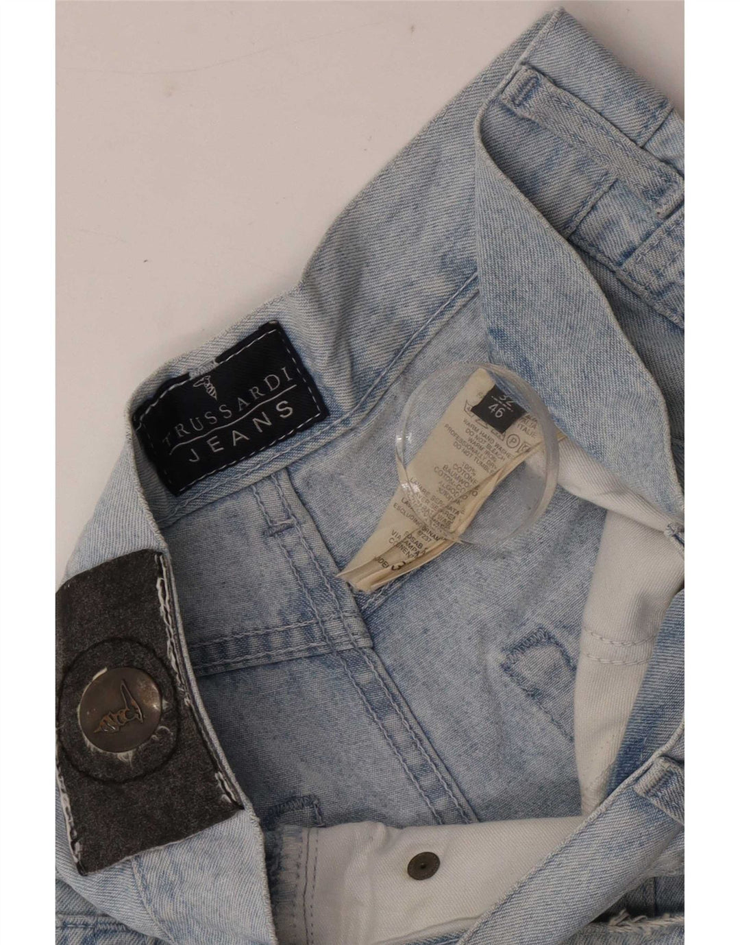 Trussardi Herre Slim Jeans W32 L29 Blå Bomuld