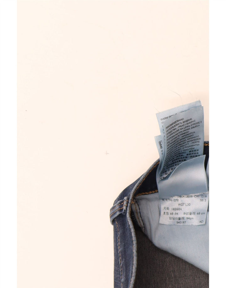 LEVI'S Skinny Jeans til kvinder W27 L30 Blå Bomuld