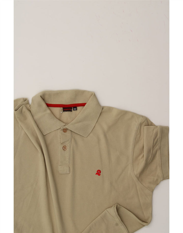 INVICTA Mens Polo Shirt IT 50 Medium Beige Vintage Invicta and Second-Hand Invicta from Messina Hembry 