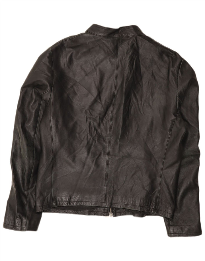 Vintage herre læderjakke UK 44 2XL Sort