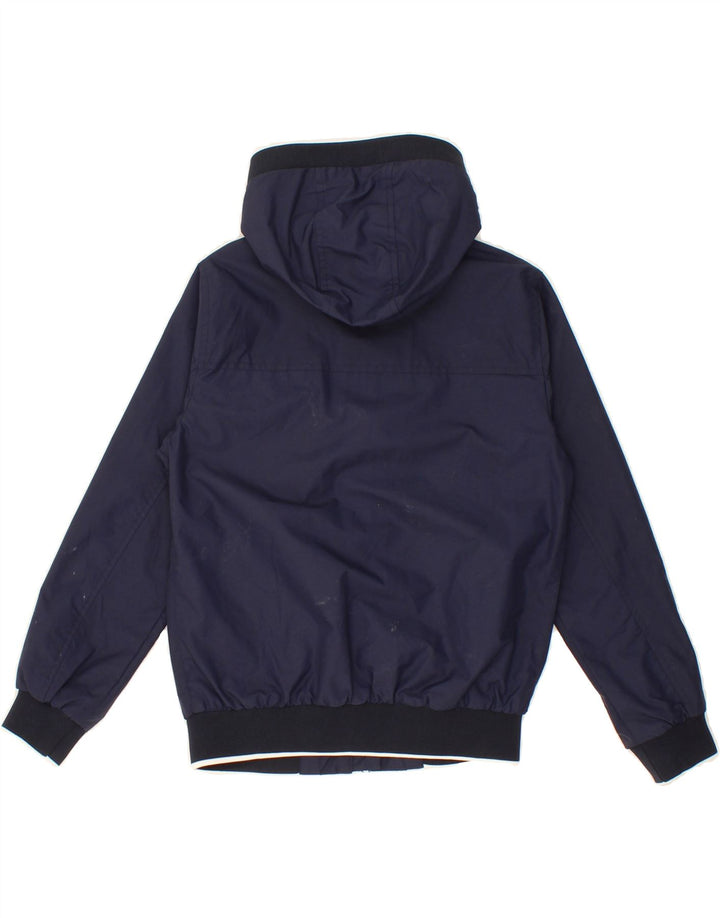 NORTH SAILS Boys Hooded Bomber Jacket 7-8 Years Navy Blue Polyamide Vintage North Sails and Second-Hand North Sails from Messina Hembry 