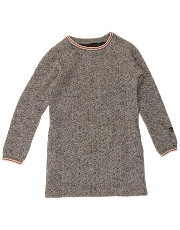 Woolrich Pige Jumper Kjole 9-10 år Grå Flecked Polyester