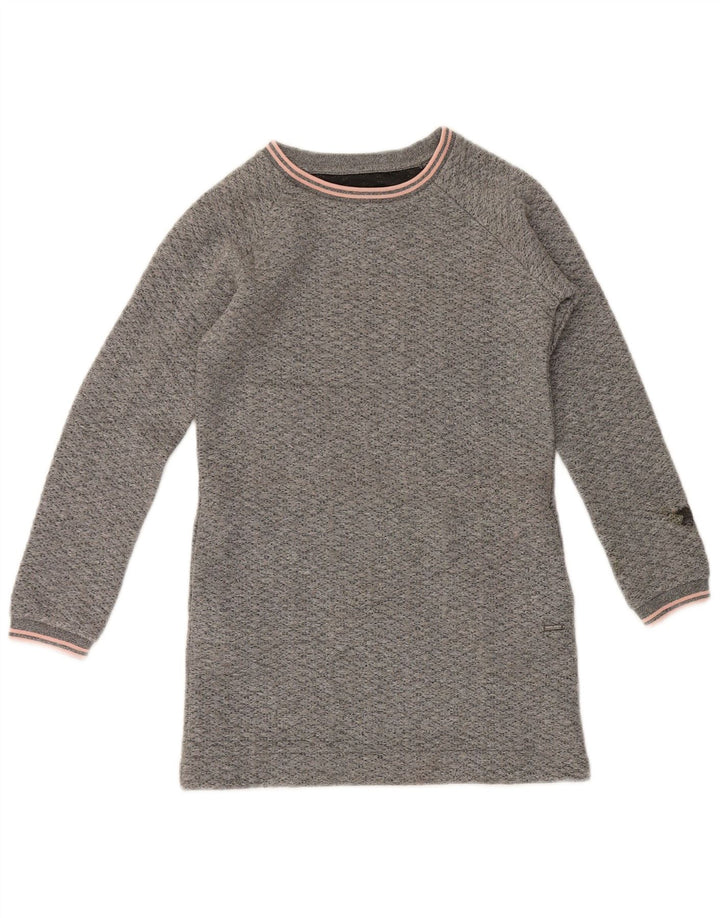 Woolrich Pige Jumper Kjole 9-10 år Grå Flecked Polyester
