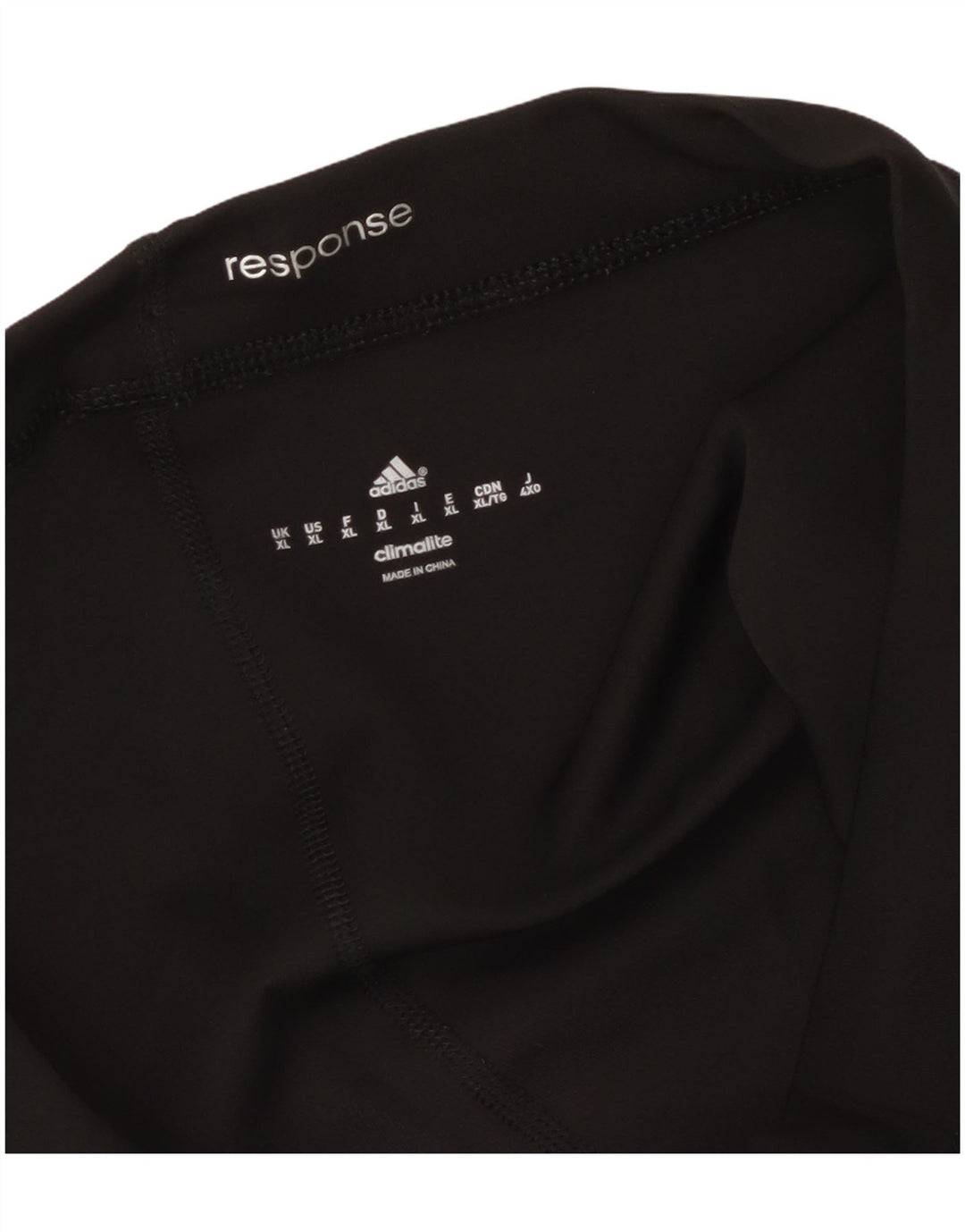 Adidas Womens Response Leggings UK 18 XL Sort