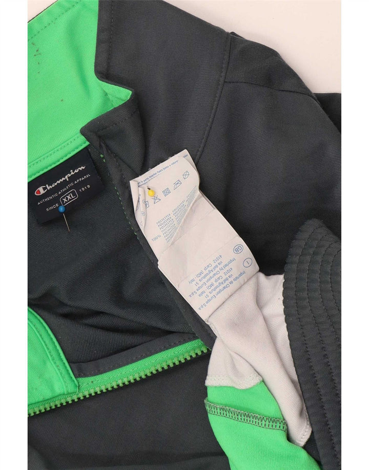 Champion Herre træningsdragt Topjakke 2XL Grå Colourblock Polyester