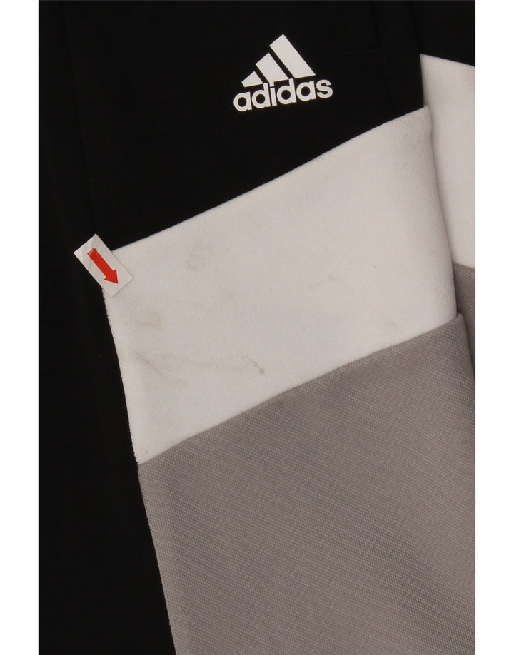 Adidas Boys Sports Shorts 13-14 år Sort Colourblock Polyester