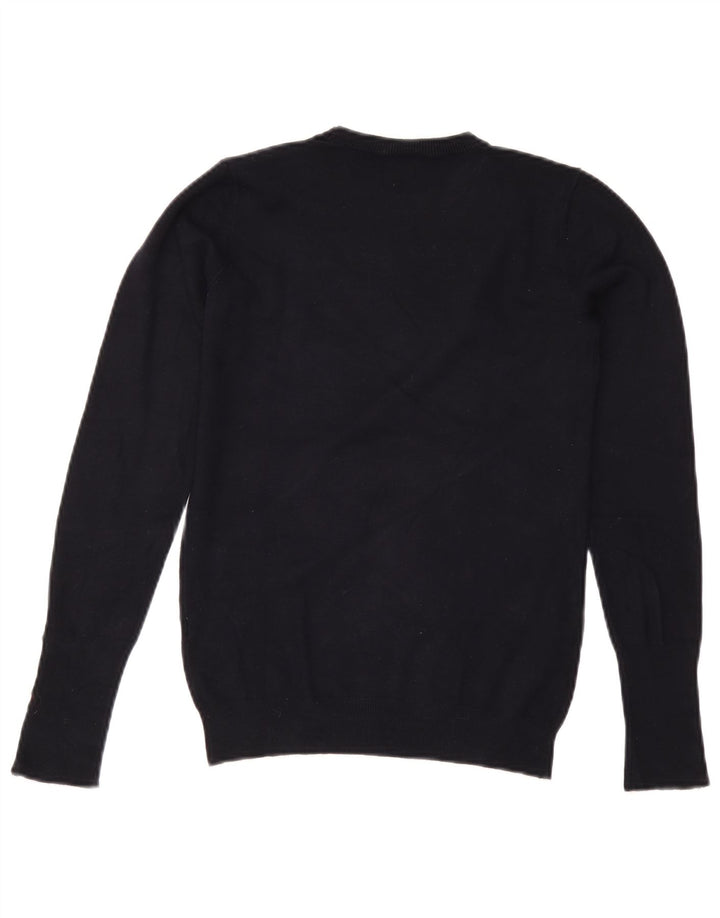 Zara Dame sweater med rund hals DK 12 Medium Navy Blue