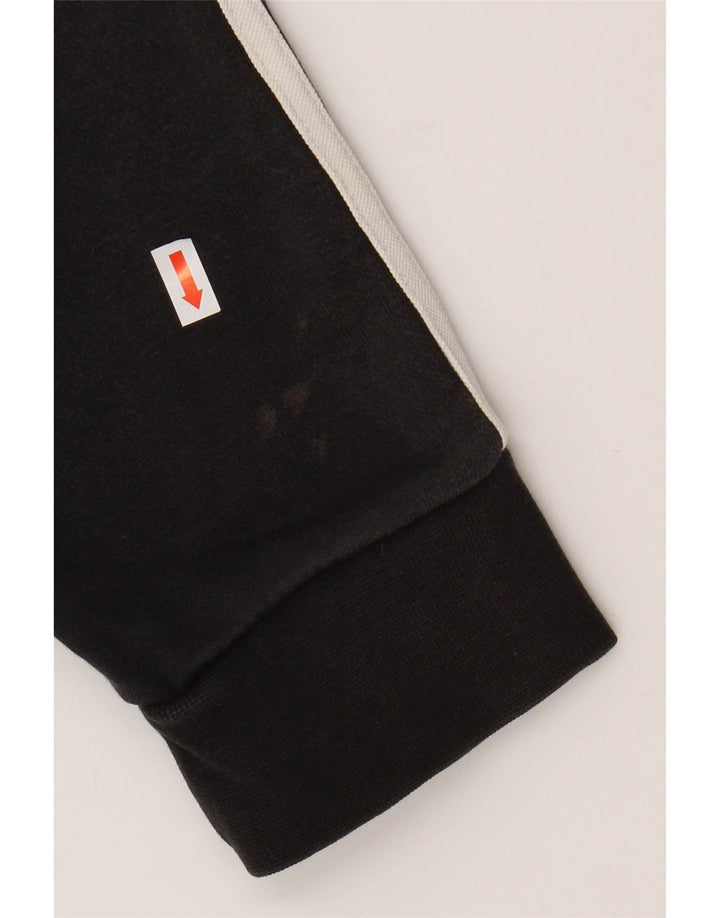 ADIDAS Hættetrøje med lynlås til mænd Stor sort bomuld