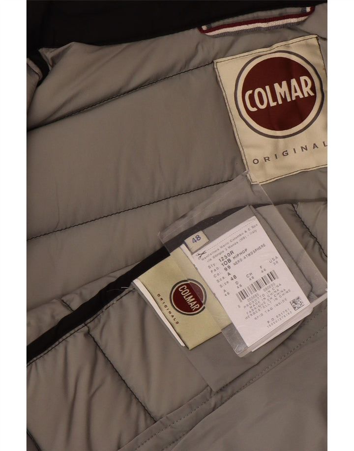 Colmar Herre Hætte Vatteret Jakke IT 48 Medium Sort Nylon