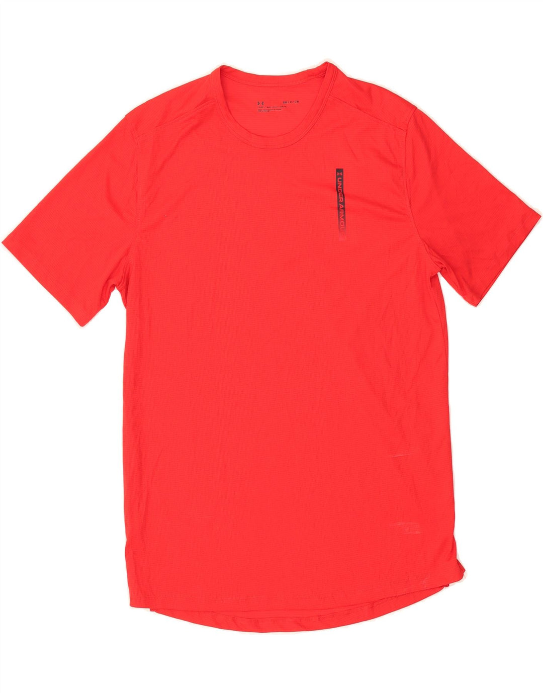 UNDER ARMOUR Mens T-Shirt Top Small Red Polyester Vintage Under Armour and Second-Hand Under Armour from Messina Hembry 