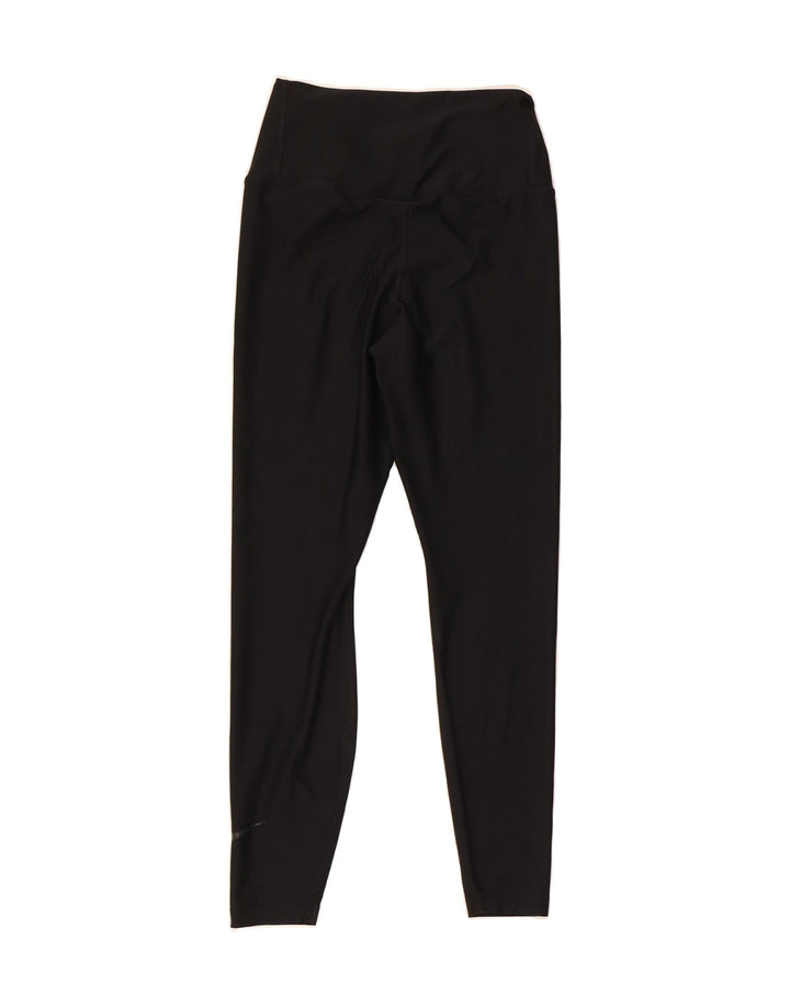 NIKE Womens Dri Fit Leggings UK 12 Medium  Black Polyester Vintage Nike and Second-Hand Nike from Messina Hembry 
