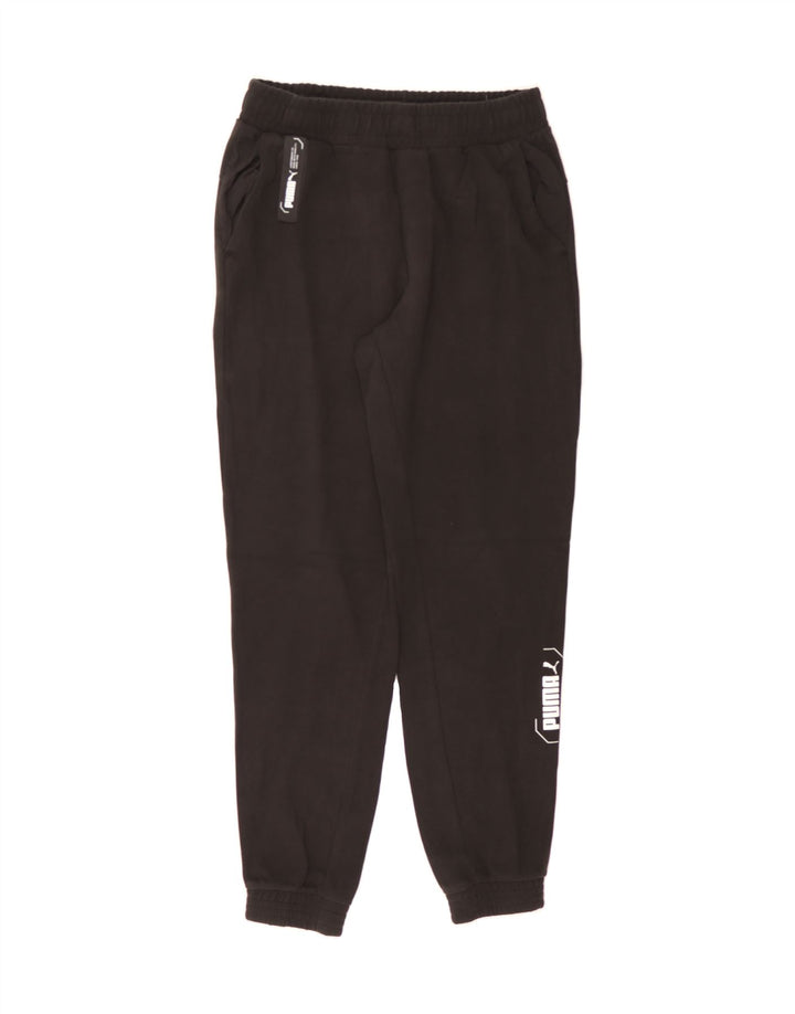 PUMA Mens Graphic Tracksuit Trousers Joggers Medium  Black Vintage Puma and Second-Hand Puma from Messina Hembry 