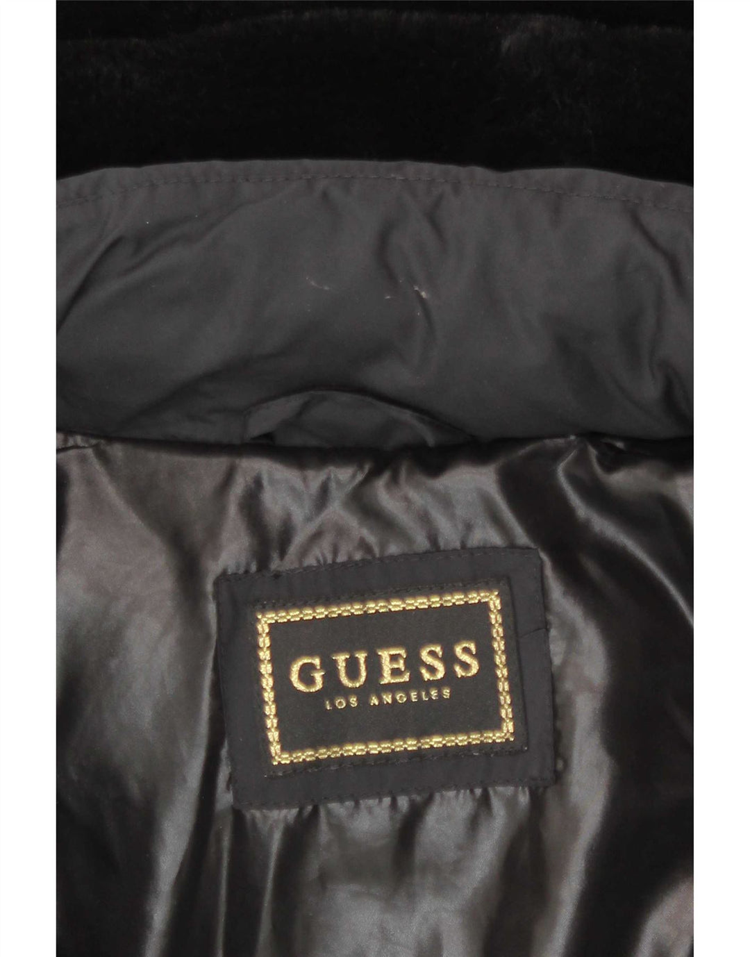 Guess hættejakke til kvinder UK 10 Small Black