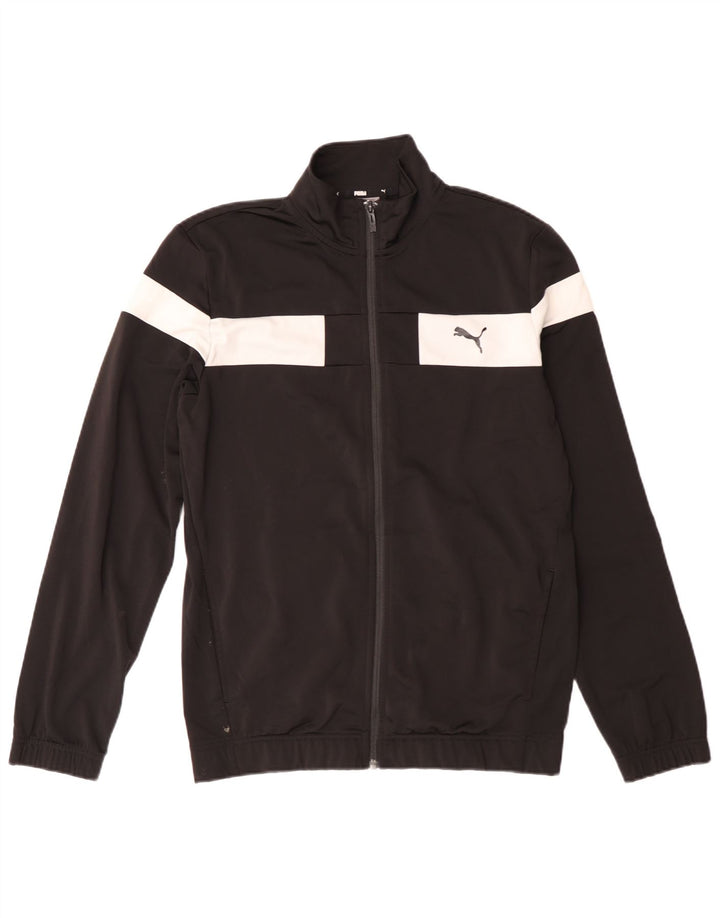 Puma Træningsdragt Topjakke til drenge 15-16 år Sort Colourblock Polyester