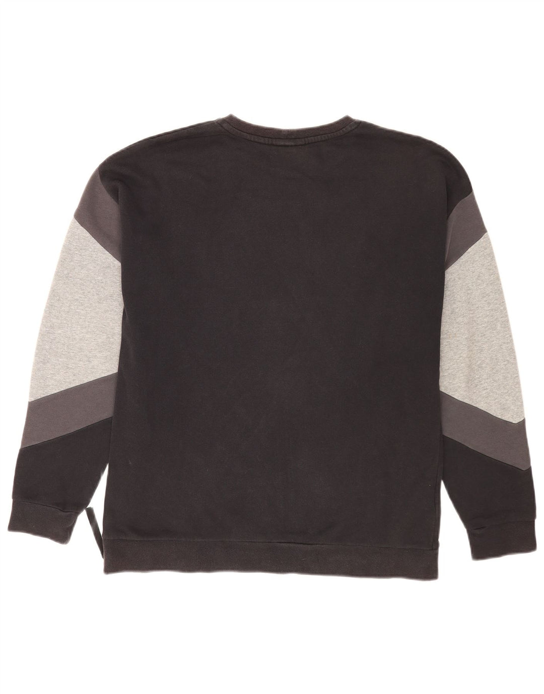 Nike Herre Grafisk Loose Fit Sweatshirt Jumper Medium Sort Colourblock
