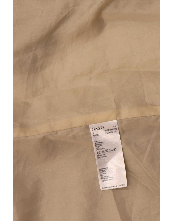 Oasis Womens Longline ærmeløs blazerjakke UK 10 Lille grå polyester