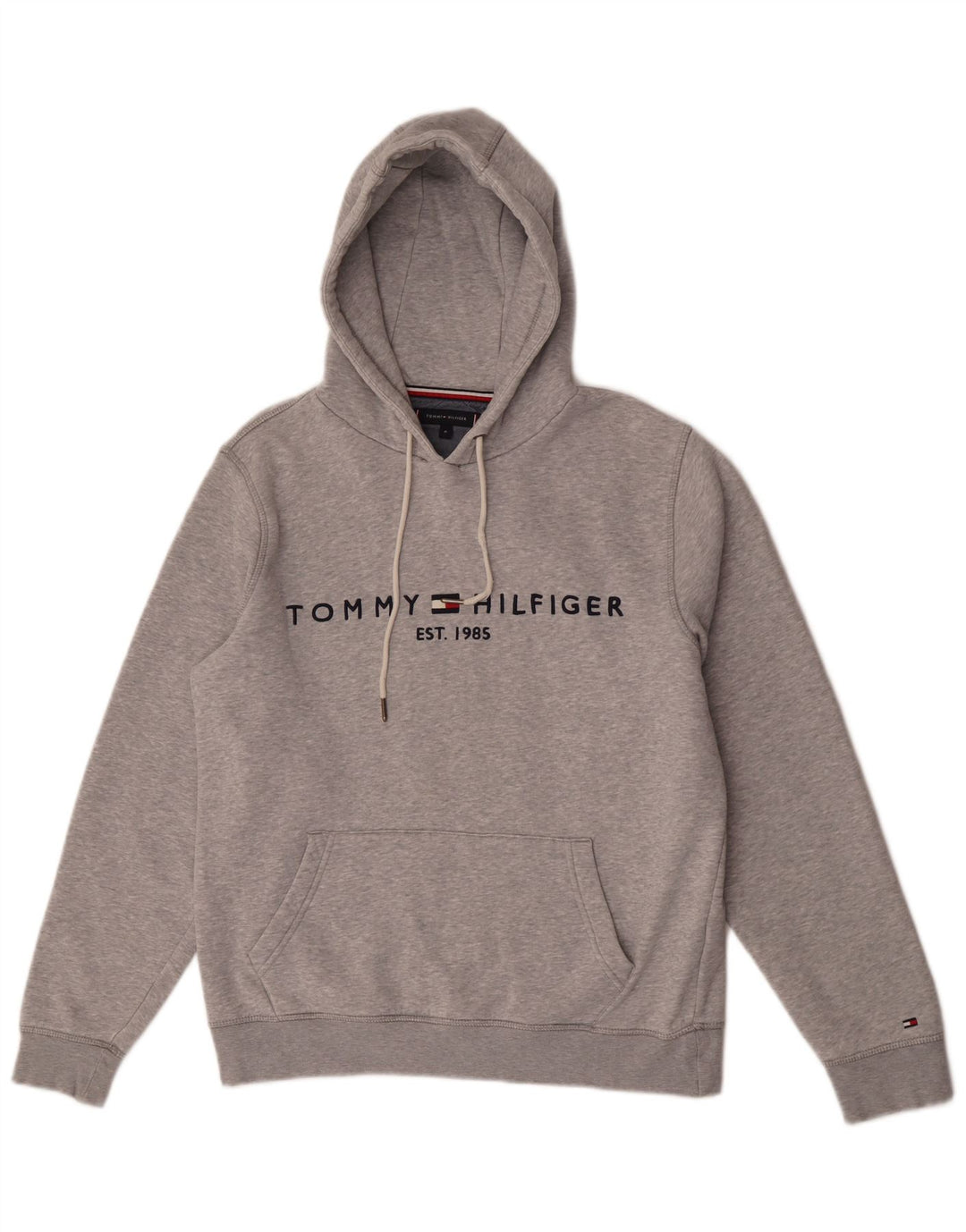 Tommy Hilfiger Grafisk hættetrøje til mænd mellemgrå