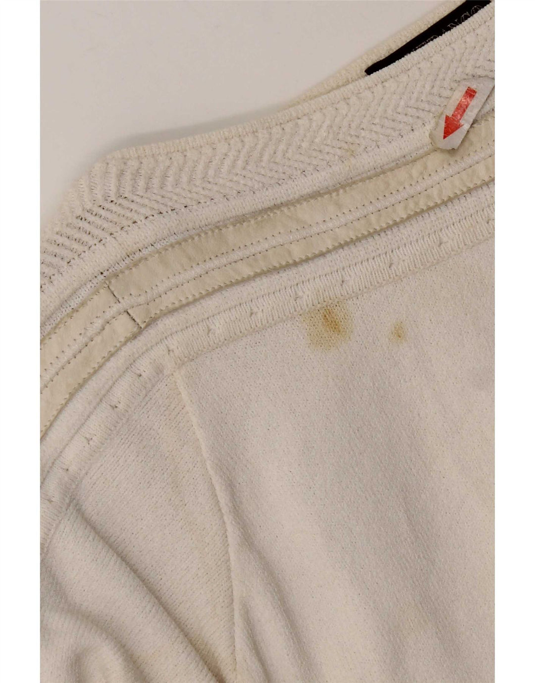 Gianfranco Ferre Dame Boat Neck Jumper Sweater UK 10 Small White