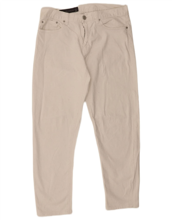 Armani Exchange Herre Slim Jeans W33 L28 Hvid Bomuld