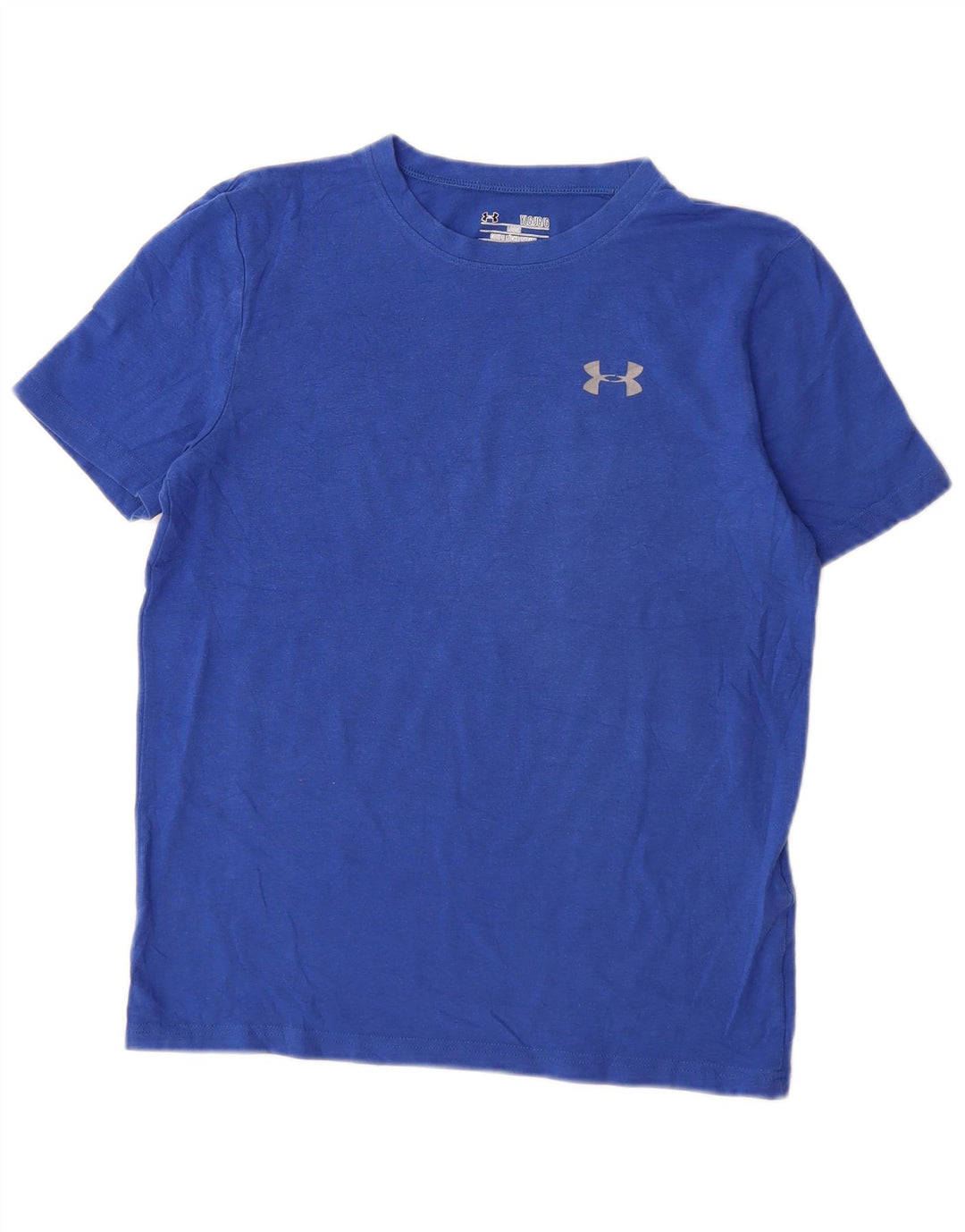 UNDER ARMOUR Piger løs T-shirt top 11-12 år stor blå bomuld