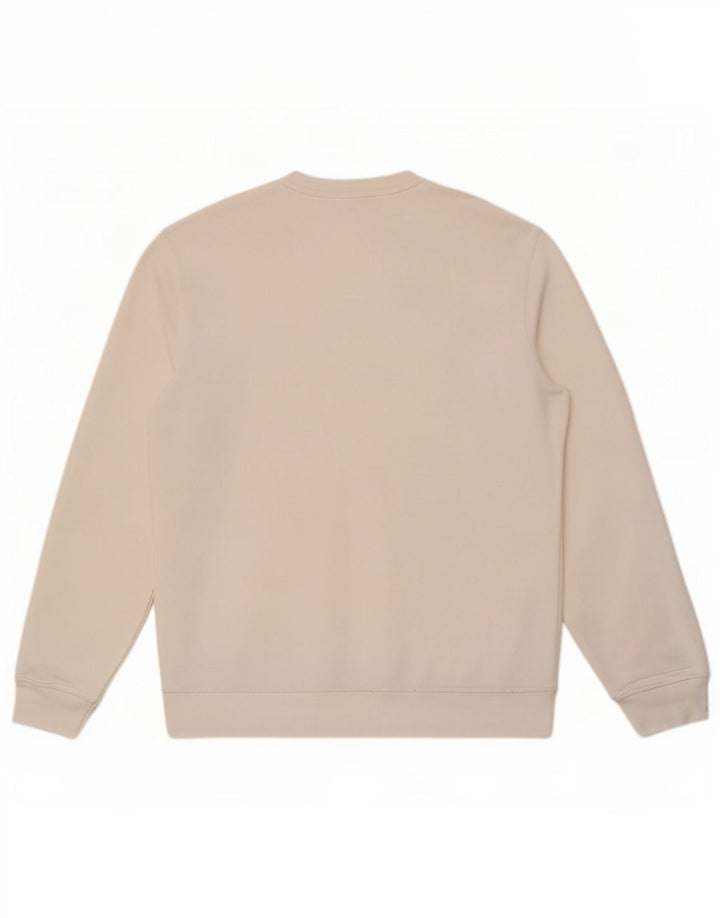 Barbour Herre Grafisk Sweatshirt Jumper Medium Hvid Bomuld