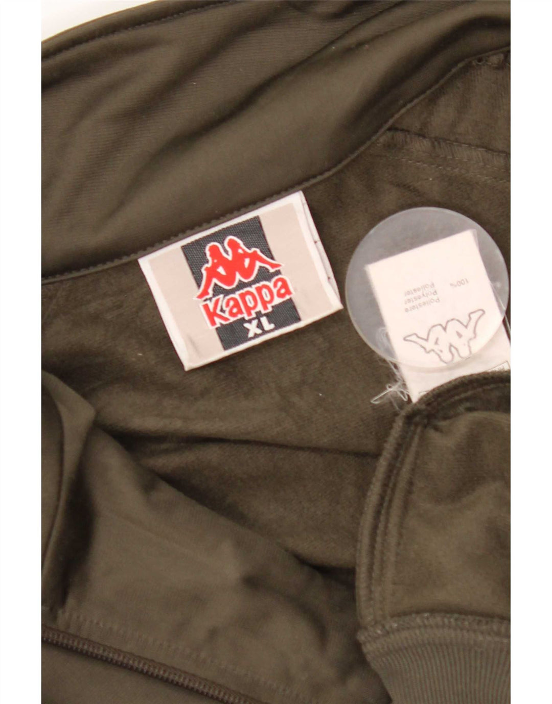 Kappa Herre træningsdragt Topjakke XL Khaki Polyester