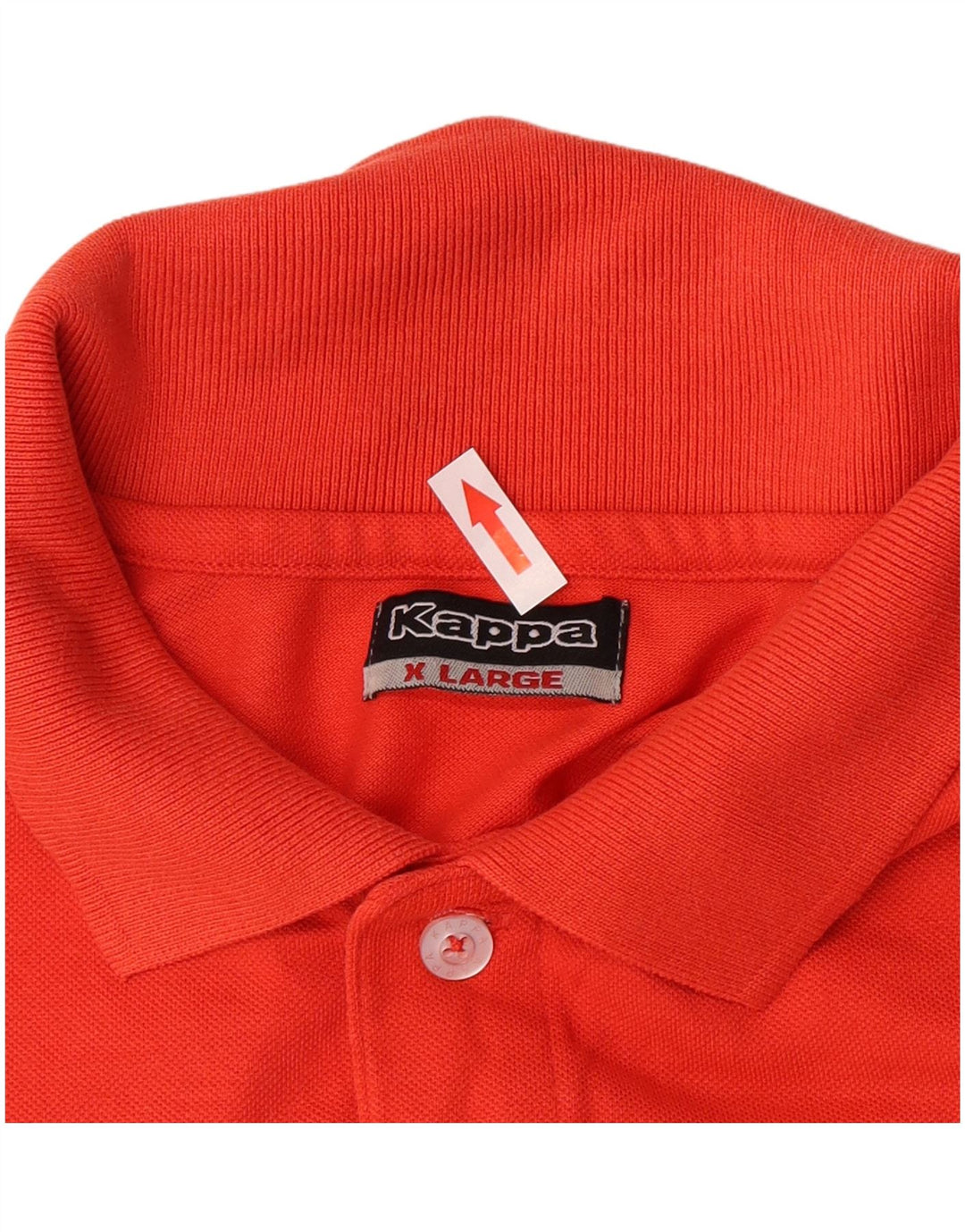 Kappa herre poloshirt XL orange bomuld