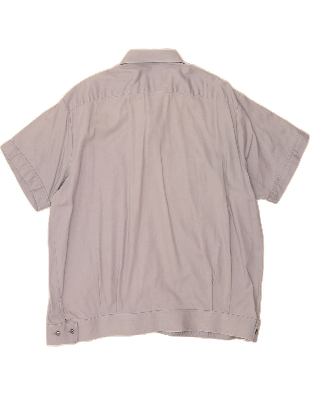 IMPERIAL Mens Short Sleeve Shirt Large Blue Cotton Vintage Imperial and Second-Hand Imperial from Messina Hembry 