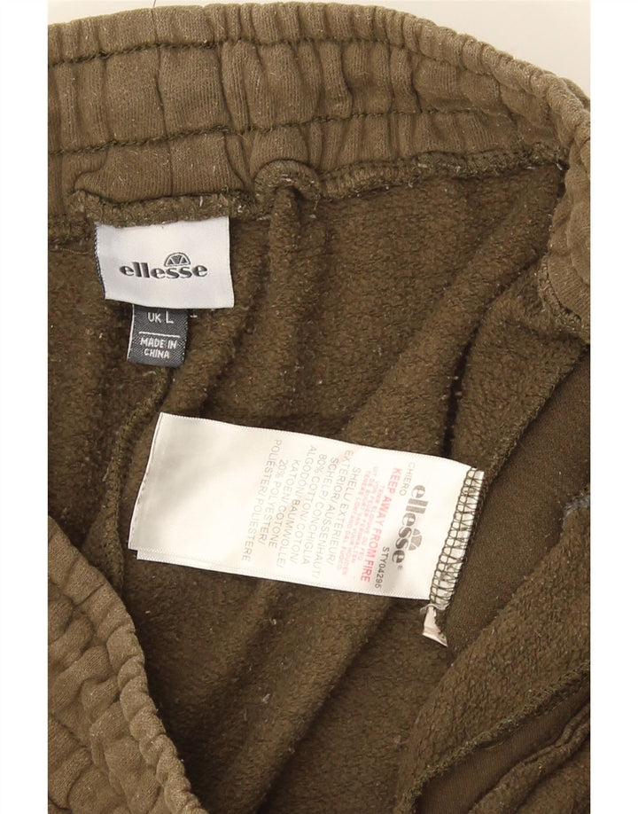 Ellesse Herre træningsdragt Bukser Joggers Large Khaki Bomuld