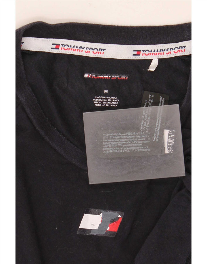 Tommy Hilfiger Herre T-Shirt Top Medium Marineblå Bomuld